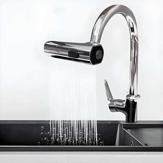 3 in 1 360" Waterfall Kitchen Faucet, Touch Faucet, Extender for Kitchen Sink